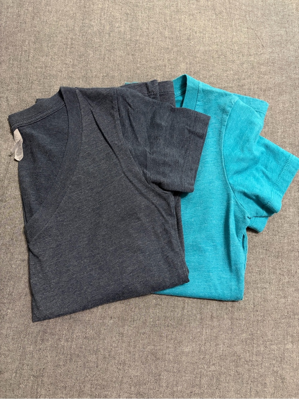 Next Level Apparel Women's Short Sleeve Tees - Navy & Teal